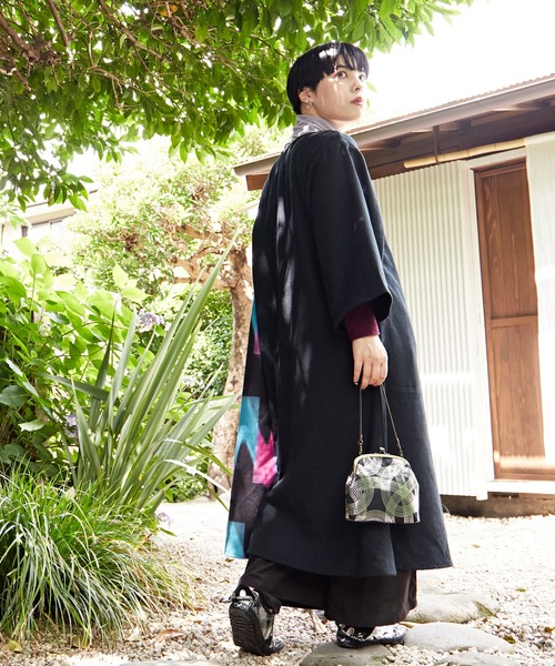 カヤ（カヤ）の「【カヤ】はじめの水引 がま口ハンドバッグ（ハンドバッグ・レディース・ブラック/ホワイト・FREE）」の6枚目の写真