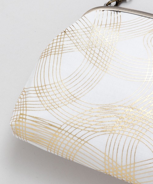 カヤ（カヤ）の「【カヤ】はじめの水引 がま口ハンドバッグ（ハンドバッグ・レディース・ブラック/ホワイト・FREE）」の5枚目の写真