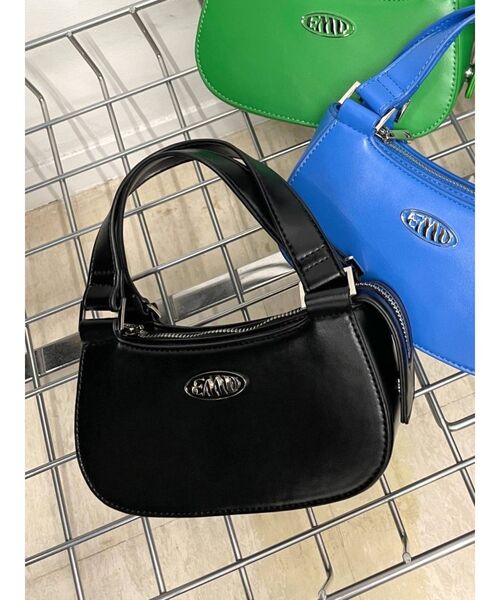 EMODA（エモダ）の「マークポイントコンパクトバッグ（ハンドバッグ・レディース・ブルー/ブラック/グリーン・FREE）」の2枚目の写真