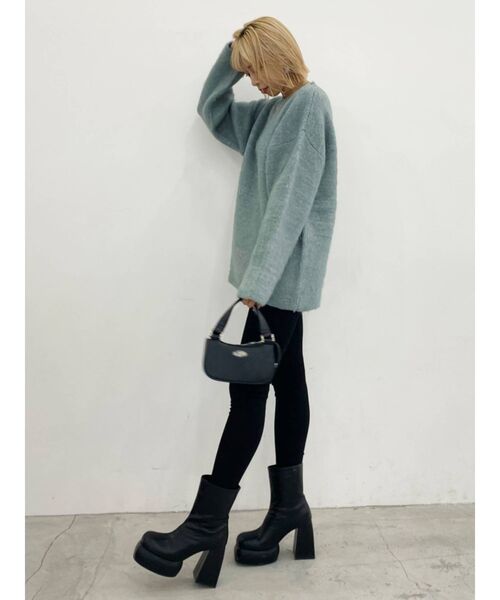 EMODA（エモダ）の「マークポイントコンパクトバッグ（ハンドバッグ・レディース・ブルー/ブラック/グリーン・FREE）」の15枚目の写真