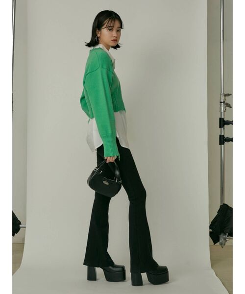 EMODA（エモダ）の「マークポイントコンパクトバッグ（ハンドバッグ・レディース・ブルー/ブラック/グリーン・FREE）」の14枚目の写真