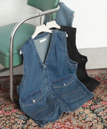 SENSE OF PLACE by URBAN RESEARCH | Vネックデニムベスト(ベスト)