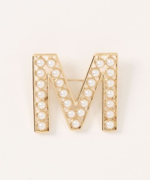 prose verse（プロズヴェール）の「パールイニシャルブローチ（ブローチ/コサージュ・レディース・ピンクゴールド/シャンパン/ゴールド/ゴールド系その他2・ﾌﾘ-）」の14枚目の写真