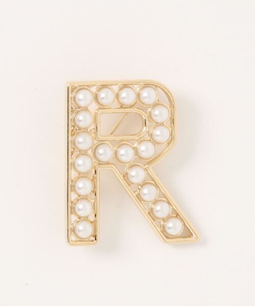 prose verse（プロズヴェール）の「パールイニシャルブローチ（ブローチ/コサージュ・レディース・ピンクゴールド/シャンパン/ゴールド/ゴールド系その他2・ﾌﾘ-）」の15枚目の写真