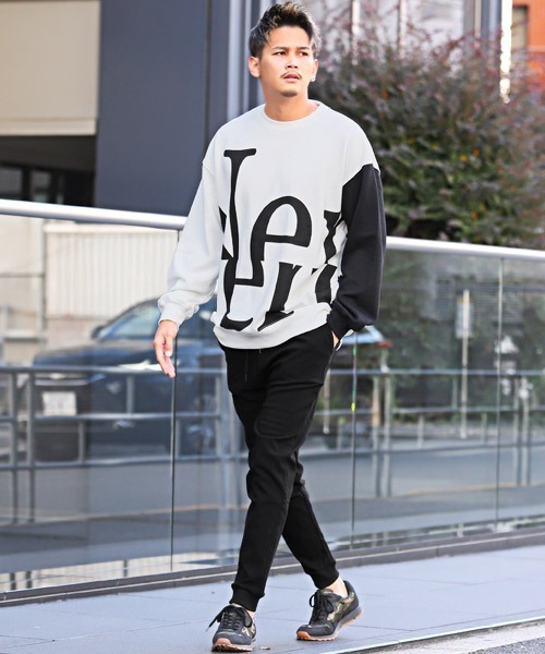 LUXSTYLE(ラグスタイル)の「裏起毛ジョガーパンツ(その他パンツ・メンズ・ブラック/ベージュ・XL/M/L)」の5枚目の写真