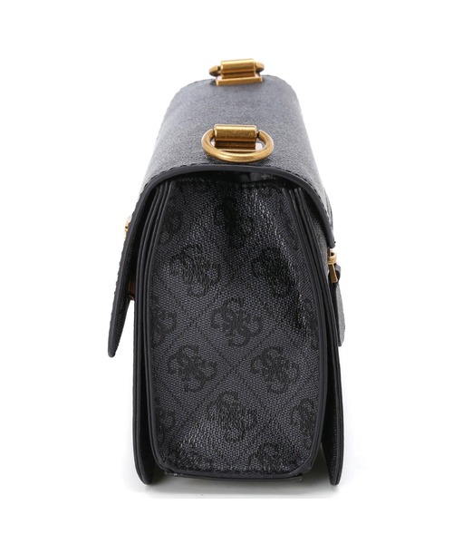 Guess（ゲス）の「ALEXIE Crossbody Flap（ショルダーバッグ・レディース・ダークグレー/ベージュ・ONE SIZE）」の5枚目の写真