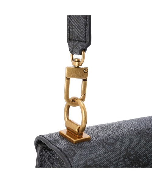 Guess（ゲス）の「ALEXIE Crossbody Flap（ショルダーバッグ・レディース・ダークグレー/ベージュ・ONE SIZE）」の8枚目の写真