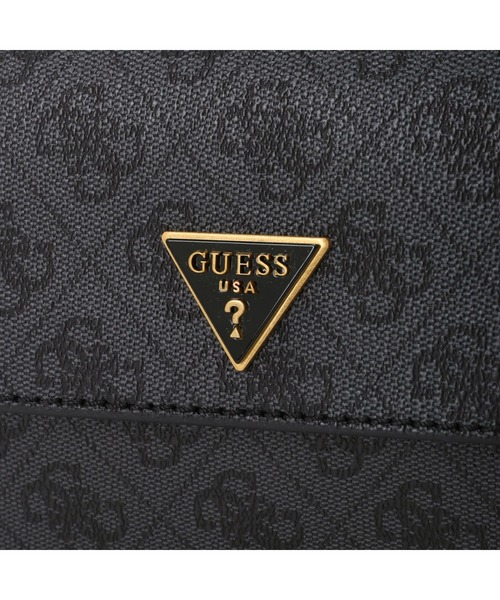 Guess（ゲス）の「ALEXIE Crossbody Flap（ショルダーバッグ・レディース・ダークグレー/ベージュ・ONE SIZE）」の9枚目の写真