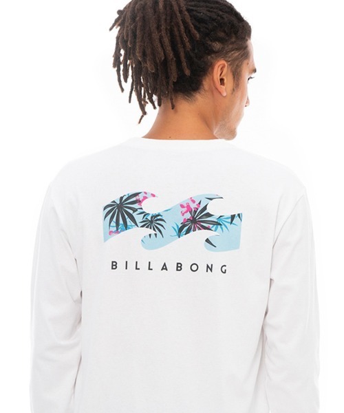 BILLABONG(ビラボン)の「BILLABONG メンズ ARCH WAVE ロンT 【2023年春夏モデル】/ビラボンバックプリント長袖ロンT(Tシャツ/カットソー・メンズ・ブルー/ホワイト/ブラック・MEDIUM/LARGE/X-LARGE)」の2枚目の写真