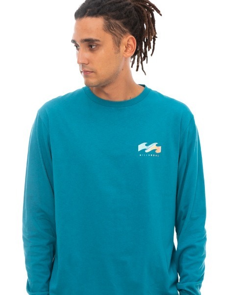 BILLABONG(ビラボン)の「BILLABONG メンズ ARCH WAVE ロンT 【2023年春夏モデル】/ビラボンバックプリント長袖ロンT(Tシャツ/カットソー・メンズ・ブルー/ホワイト/ブラック・MEDIUM/LARGE/X-LARGE)」の18枚目の写真