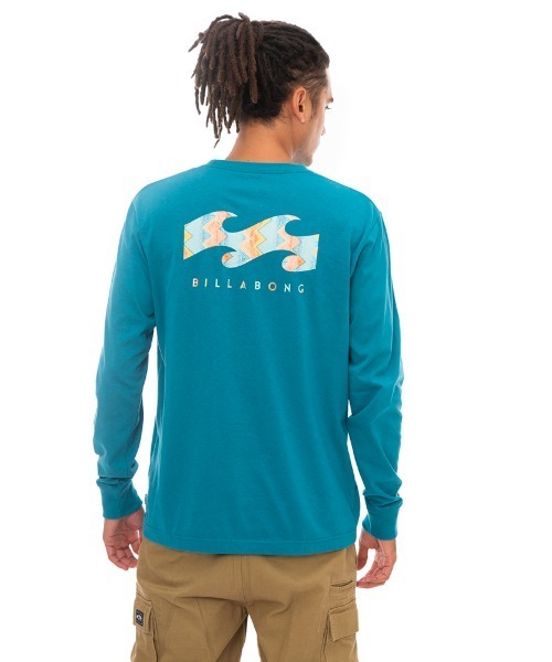 BILLABONG(ビラボン)の「BILLABONG メンズ ARCH WAVE ロンT 【2023年春夏モデル】/ビラボンバックプリント長袖ロンT(Tシャツ/カットソー・メンズ・ブルー/ホワイト/ブラック・MEDIUM/LARGE/X-LARGE)」の20枚目の写真