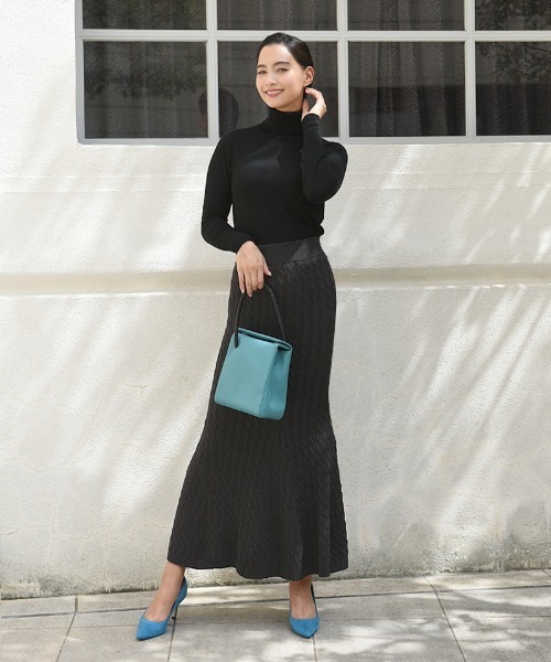 ケーブルニット ロングスカート（スカート）｜JENNE（ジェンヌ）の