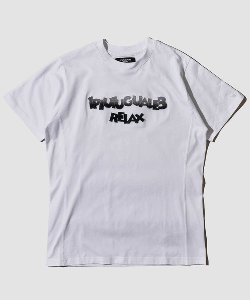 1piu1uguale3 RELAX（ウノピュウノウグァーレトレリラックス）の「【1PIU1UGUALE3 RELAX】グラフィックプリントTシャツ / 刺繍ロゴ半袖Tシャツ（Tシャツ/カットソー・メンズ・ホワイト系4/ホワイト系6/ブラック系1/ブラック系3/ホワイト系1/ホワイト系2/ブラック系5/ブラック系6/ホワイト系3/ホワイト系5/ブラック系2/ブラック系4・SMALL/MEDIUM/LARGE/X-LARGE）」の20枚目の写真