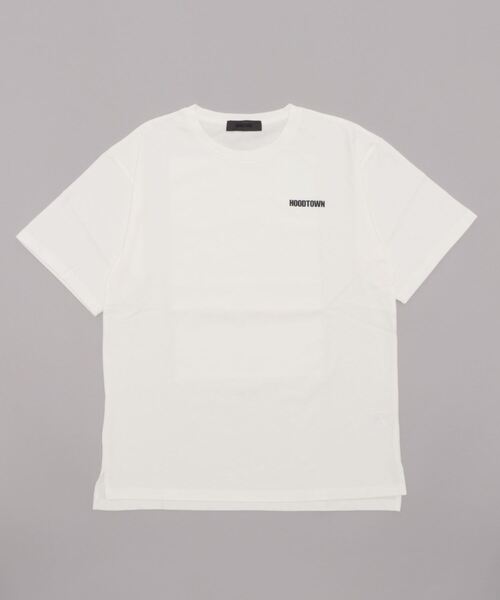 GeeRA(ジーラ)の「バックカラープリントTシャツ(Tシャツ/カットソー・メンズ・オフホワイト/ブラック・MEDIUM/LARGE/X-LARGE)」の16枚目の写真
