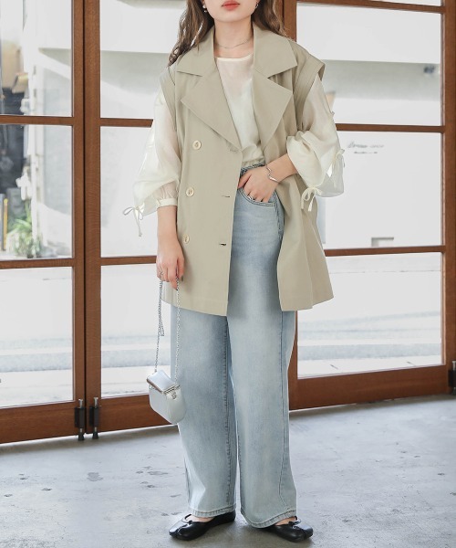 Bab（バブ）の「チェーンショルダーポシェット（ショルダーバッグ・レディース・ブラック/アイボリー/シルバー・ONESIZE）」の15枚目の写真