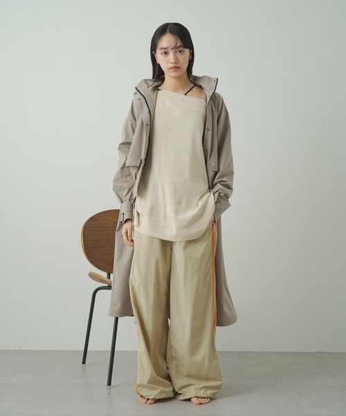 earthy(アーシー)の「earthy_キーピングセパレートコート(その他アウター・レディース・ベージュ/ブラック・FREE)」の22枚目の写真