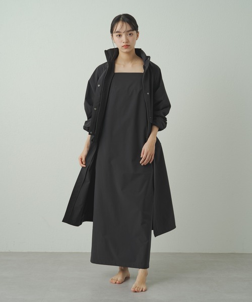 earthy(アーシー)の「earthy_キーピングセパレートコート(その他アウター・レディース・ベージュ/ブラック・FREE)」の3枚目の写真