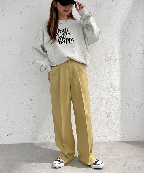 apres jour mignon(アプレジュールミニョン)の「カラースウェット【ZOZOTOWN限定アイテム】(スウェット・レディース・ピンク/オレンジ/ナチュラル/ブルー・X-LARGE/フリー)」の9枚目の写真
