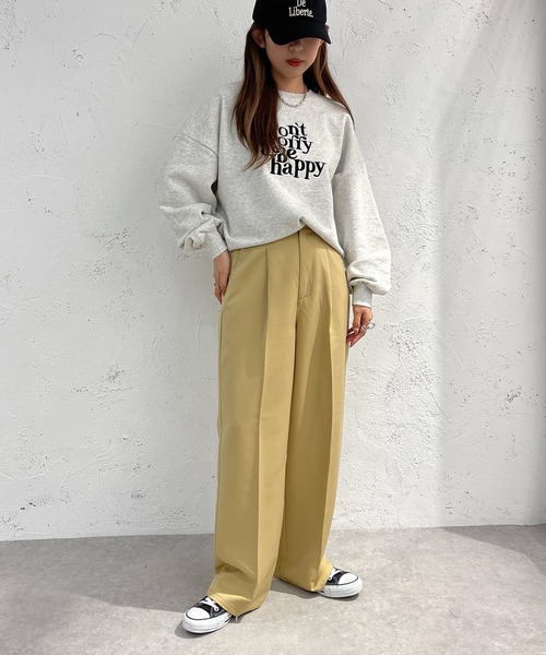 apres jour mignon(アプレジュールミニョン)の「カラースウェット【ZOZOTOWN限定アイテム】(スウェット・レディース・ピンク/オレンジ/ナチュラル/ブルー・X-LARGE/フリー)」の10枚目の写真