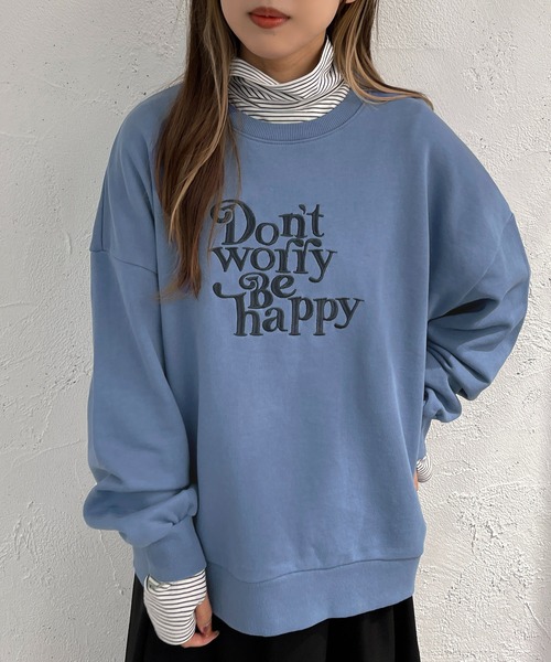 apres jour mignon(アプレジュールミニョン)の「カラースウェット【ZOZOTOWN限定アイテム】(スウェット・レディース・ピンク/オレンジ/ナチュラル/ブルー・X-LARGE/フリー)」の12枚目の写真
