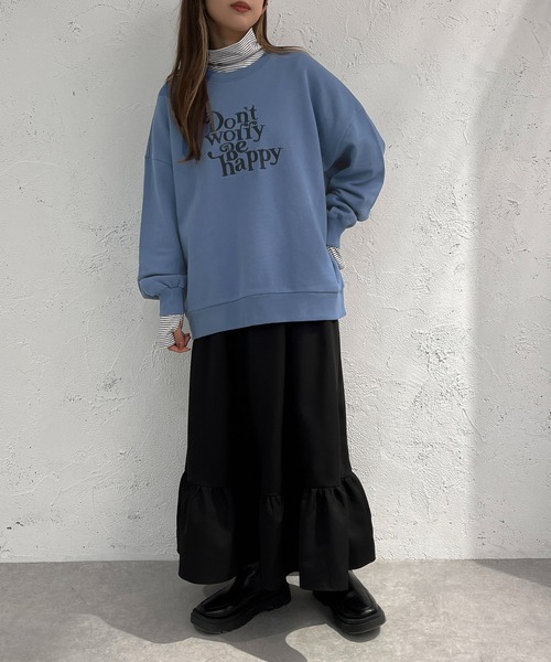 apres jour mignon(アプレジュールミニョン)の「カラースウェット【ZOZOTOWN限定アイテム】(スウェット・レディース・ピンク/オレンジ/ナチュラル/ブルー・X-LARGE/フリー)」の16枚目の写真