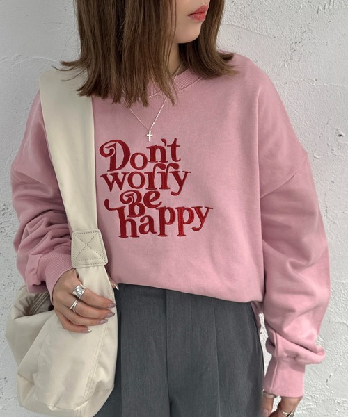 apres jour mignon(アプレジュールミニョン)の「カラースウェット【ZOZOTOWN限定アイテム】(スウェット・レディース・ピンク/オレンジ/ナチュラル/ブルー・X-LARGE/フリー)」の20枚目の写真