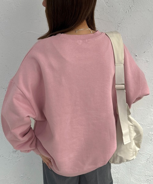apres jour mignon(アプレジュールミニョン)の「カラースウェット【ZOZOTOWN限定アイテム】(スウェット・レディース・ピンク/オレンジ/ナチュラル/ブルー・X-LARGE/フリー)」の21枚目の写真