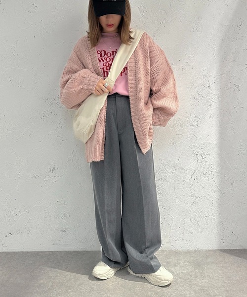 apres jour mignon(アプレジュールミニョン)の「カラースウェット【ZOZOTOWN限定アイテム】(スウェット・レディース・ピンク/オレンジ/ナチュラル/ブルー・X-LARGE/フリー)」の22枚目の写真