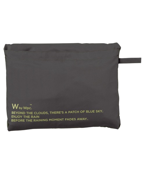 Wpc.（ダブリュピーシー）の「［パッカブルポンチョ］バイカラーユニセックス（レインコート/ポンチョ・メンズ・ベージュ/カーキ/ピンク/イエロー/ブルーグレー/チャコール/レッド/オフホワイト・FREE）」の17枚目の写真