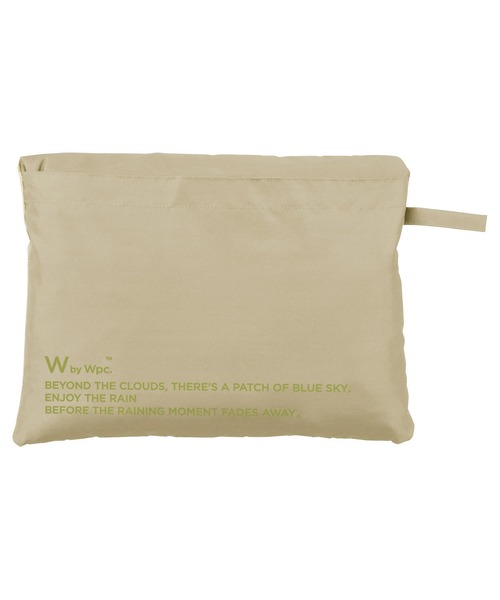 Wpc.（ダブリュピーシー）の「［パッカブルポンチョ］バイカラーユニセックス（レインコート/ポンチョ・メンズ・ベージュ/カーキ/ピンク/イエロー/ブルーグレー/チャコール/レッド/オフホワイト・FREE）」の18枚目の写真