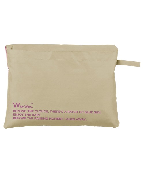 Wpc.（ダブリュピーシー）の「［パッカブルポンチョ］バイカラーユニセックス（レインコート/ポンチョ・メンズ・ベージュ/カーキ/ピンク/イエロー/ブルーグレー/チャコール/レッド/オフホワイト・FREE）」の19枚目の写真