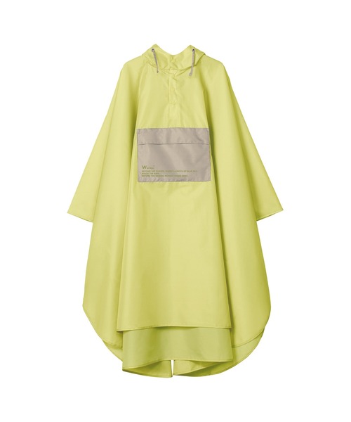 Wpc.（ダブリュピーシー）の「［パッカブルポンチョ］バイカラーユニセックス（レインコート/ポンチョ・メンズ・ベージュ/カーキ/ピンク/イエロー/ブルーグレー/チャコール/レッド/オフホワイト・FREE）」の13枚目の写真