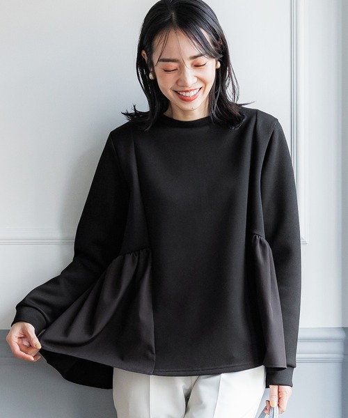 5-86【未使用】nagonstans ドッキングスウェット定価33,000円 段ボールドッキングトップス（スウェット）｜coca（coca）（コカ