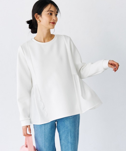 coca(coca)(コカ)の「段ボールドッキングトップス(スウェット・レディース・ブラック/ホワイト・M/L)」の6枚目の写真