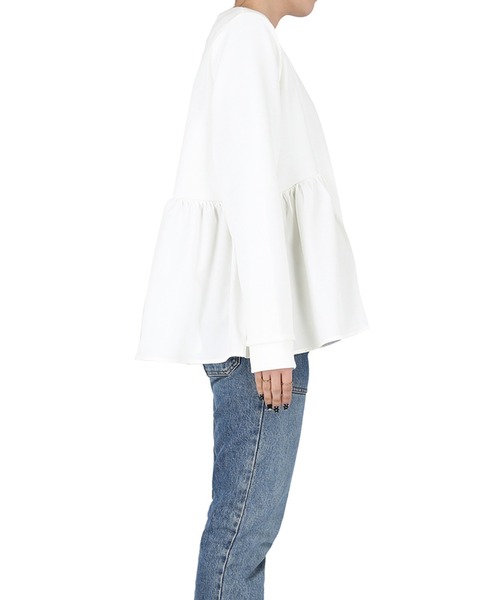 coca(coca)(コカ)の「段ボールドッキングトップス(スウェット・レディース・ブラック/ホワイト・M/L)」の16枚目の写真