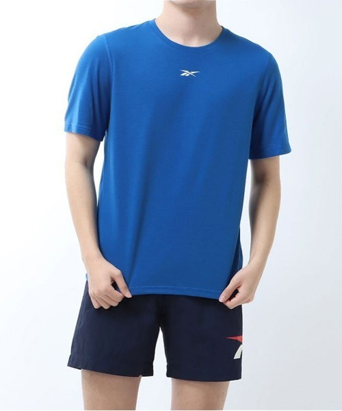 Reebok(リーボック)の「トレイン サップ Tシャツ / TRAIN SUP TEE(Tシャツ/カットソー・メンズ・グリーン/ホワイト/ブラック/ブルー・MEDIUM/SMALL/X-LARGE/LARGE/XX-LARGE/XXX-LARGE/X-SMALL)」の4枚目の写真