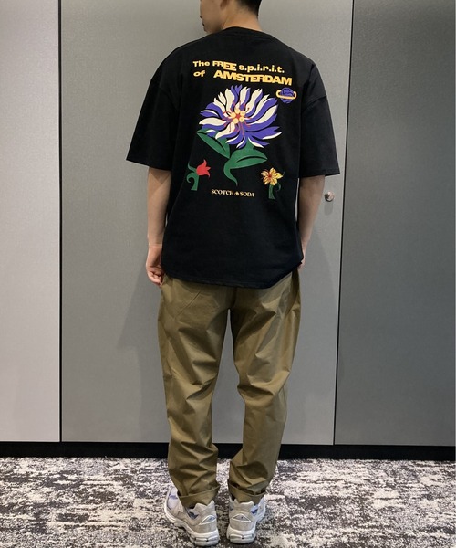 SCOTCH&SODA(スコッチアンドソーダ)の「Fave ポプリン テーパードジョガー【169814】(その他パンツ・メンズ・ブラック/カーキ・SMALL/LARGE/MEDIUM)」の21枚目の写真