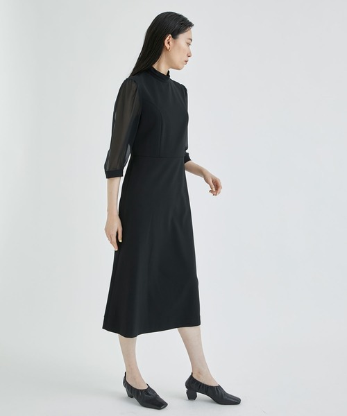 BORDERS at BALCONY / ボーダーズアットバルコニー】DRESS NOIR