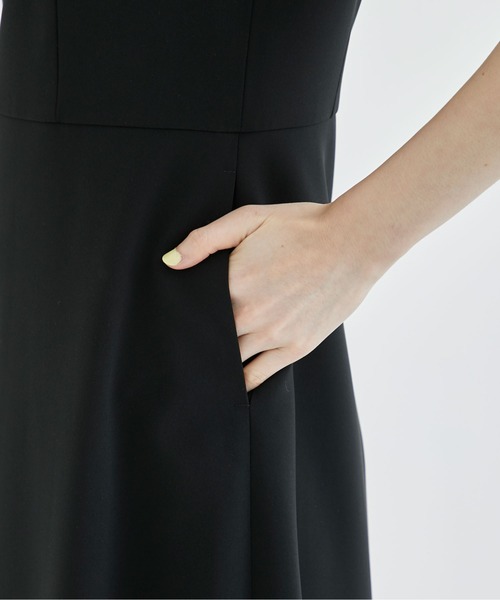 c*o様 【新品タグ付】BORDERS at BALCONY✳︎パール付きワンピ BORDERS at BALCONY/ボーダーズアットバルコニー】DRESS NOIR