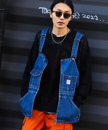 REDCAMEL/レッドキャメル Coverall Denim Vest/カバーオール デニムベスト