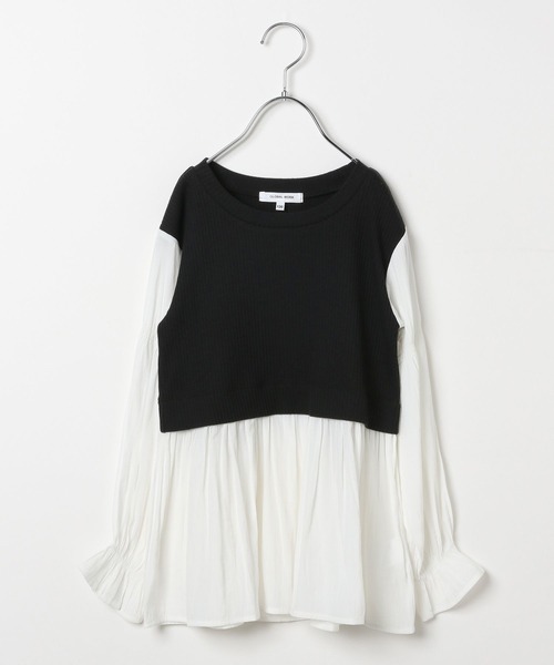 GLOBAL WORK(グローバルワーク)の「オシャラクドッキングプルオーバー/183520(Tシャツ/カットソー・キッズ・ブラック/アイボリー・110cm/100cm/120cm/130cm/140cm/150cm/160cm)」の14枚目の写真