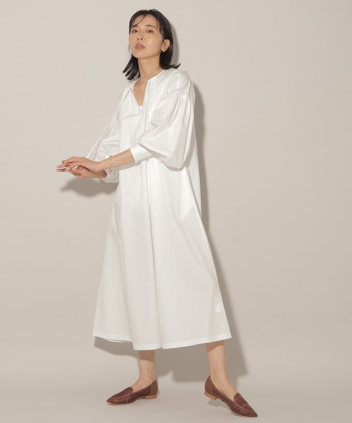 BARNYARDSTORM（バンヤードストーム）の「BARNYARDSTORM / カフタンシャツワンピース（ワンピース・レディース・パープル/ホワイト・FREE）」の4枚目の写真