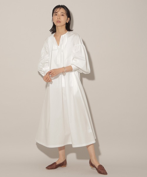 BARNYARDSTORM（バンヤードストーム）の「BARNYARDSTORM / カフタンシャツワンピース（ワンピース・レディース・パープル/ホワイト・FREE）」の12枚目の写真