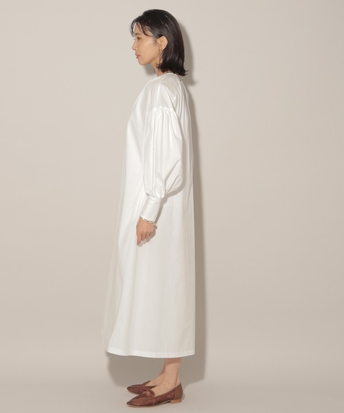 BARNYARDSTORM（バンヤードストーム）の「BARNYARDSTORM / カフタンシャツワンピース（ワンピース・レディース・パープル/ホワイト・FREE）」の14枚目の写真