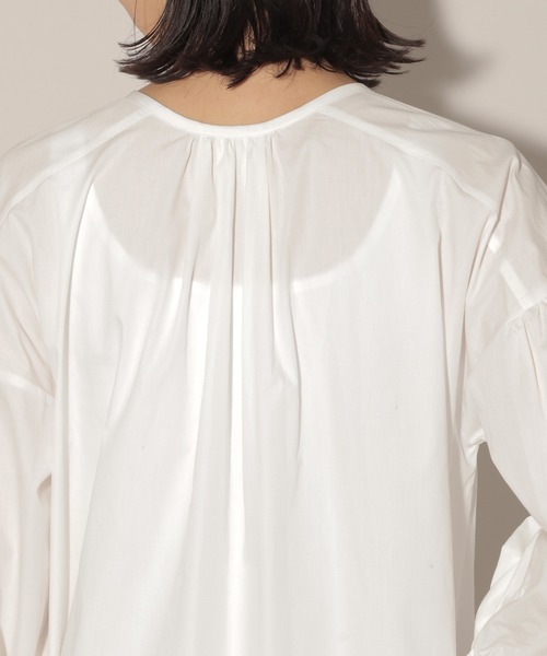 BARNYARDSTORM（バンヤードストーム）の「BARNYARDSTORM / カフタンシャツワンピース（ワンピース・レディース・パープル/ホワイト・FREE）」の16枚目の写真