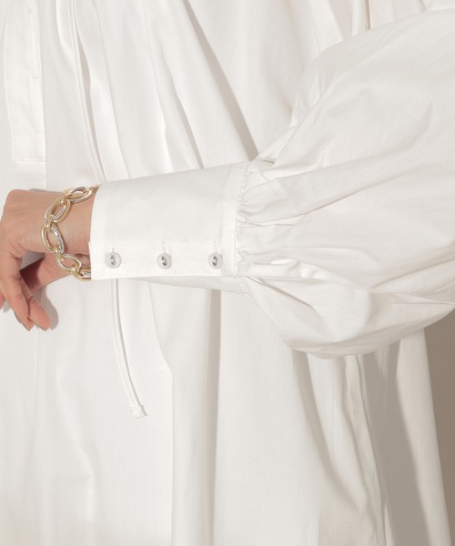 BARNYARDSTORM（バンヤードストーム）の「BARNYARDSTORM / カフタンシャツワンピース（ワンピース・レディース・パープル/ホワイト・FREE）」の20枚目の写真