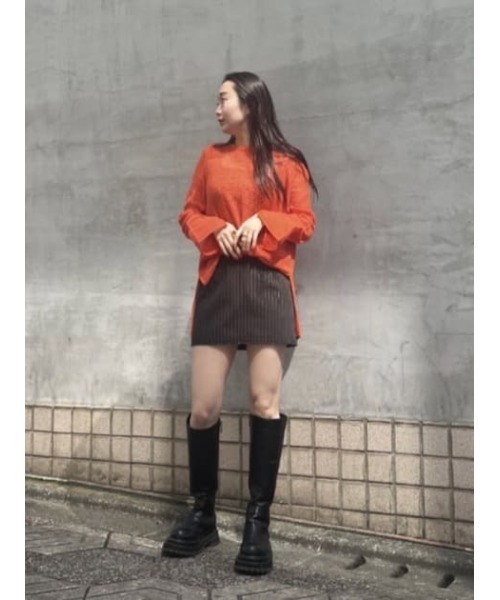 SLY（スライ）の「CUTOFF SUITING LW S/SK カットオフ スー