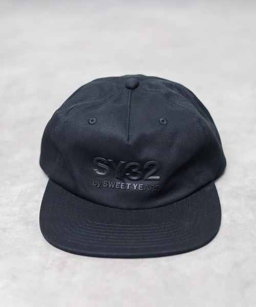 SY32 by SWEET YEARS(エスワイサーティトゥバイスィートイヤーズ)の「【73】【SY32 by SWEET YEARS】BaseBall CAP(キャップ・レディース・ブラック・FREE)」の3枚目の写真
