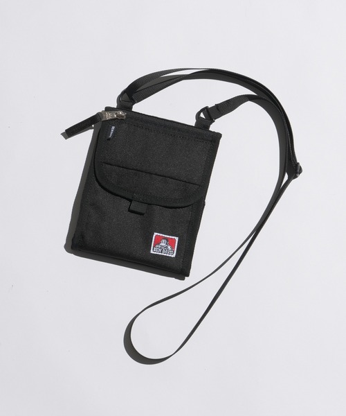 BEN DAVIS(ベンデイビス)の「WEGO/∴BEN DAVIS SLIM SMART POUCH(ショルダーバッグ・メンズ・パープル/ホワイト/ブラック・FREE)」の2枚目の写真