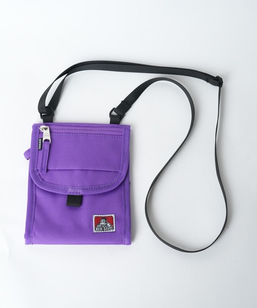 BEN DAVIS(ベンデイビス)の「WEGO/∴BEN DAVIS SLIM SMART POUCH(ショルダーバッグ・メンズ・パープル/ホワイト/ブラック・FREE)」の9枚目の写真